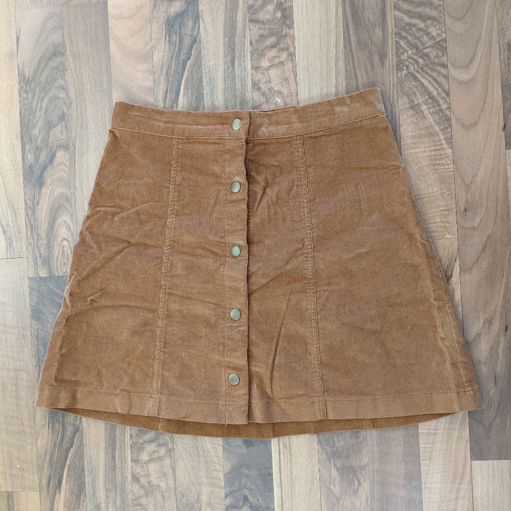 Suiteblanco Corduroy Mini Skirt